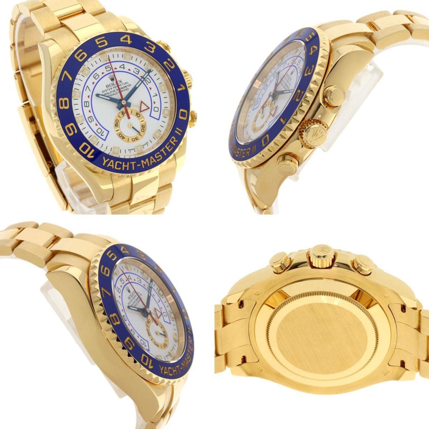 Rolex White Yellow Gold Yacht-master