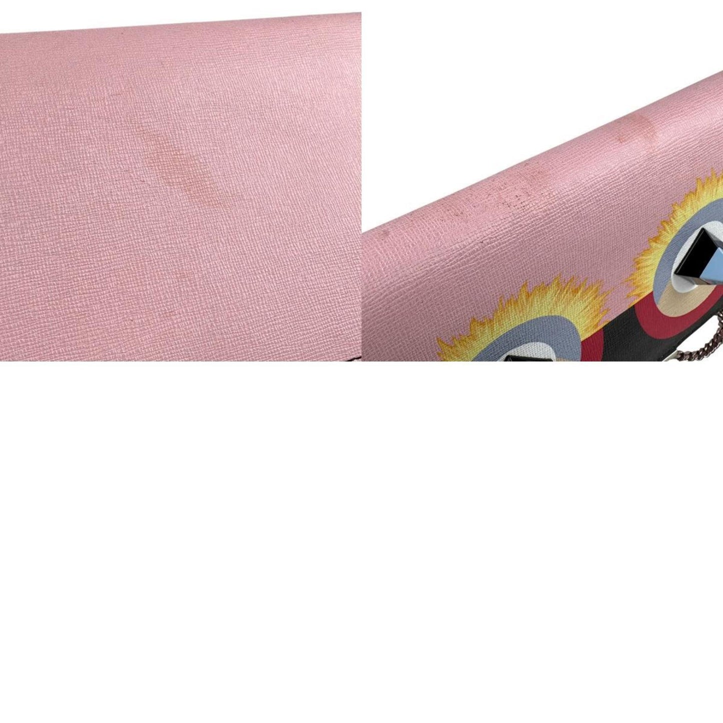 Fendi Pink Leather Monster