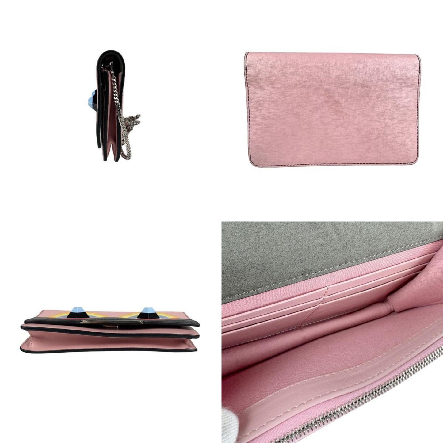 Fendi Pink Leather Monster