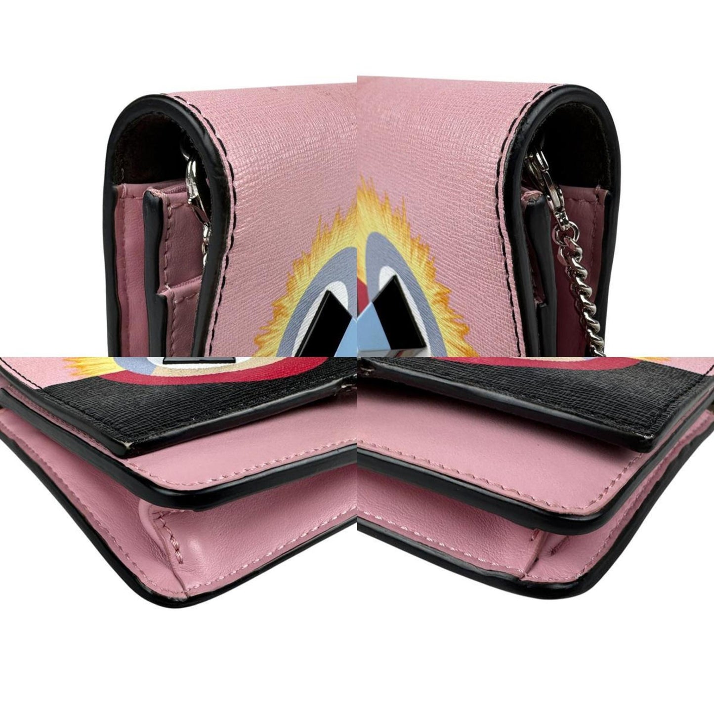 Fendi Pink Leather Monster