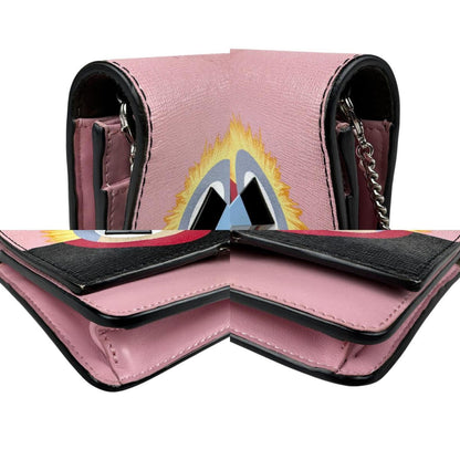 Fendi Pink Leather Monster