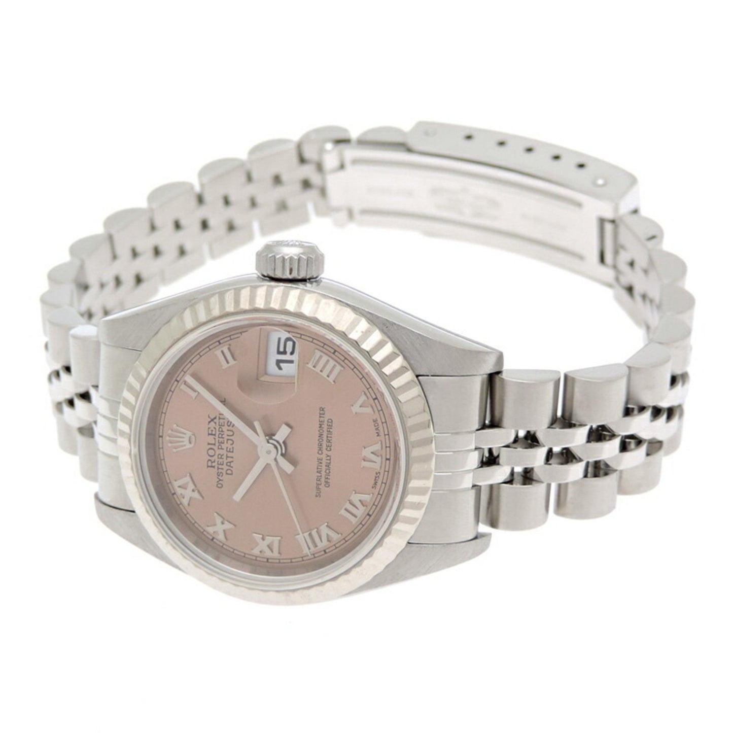 Rolex Pink Gold And Steel Lady Datejust 26mm