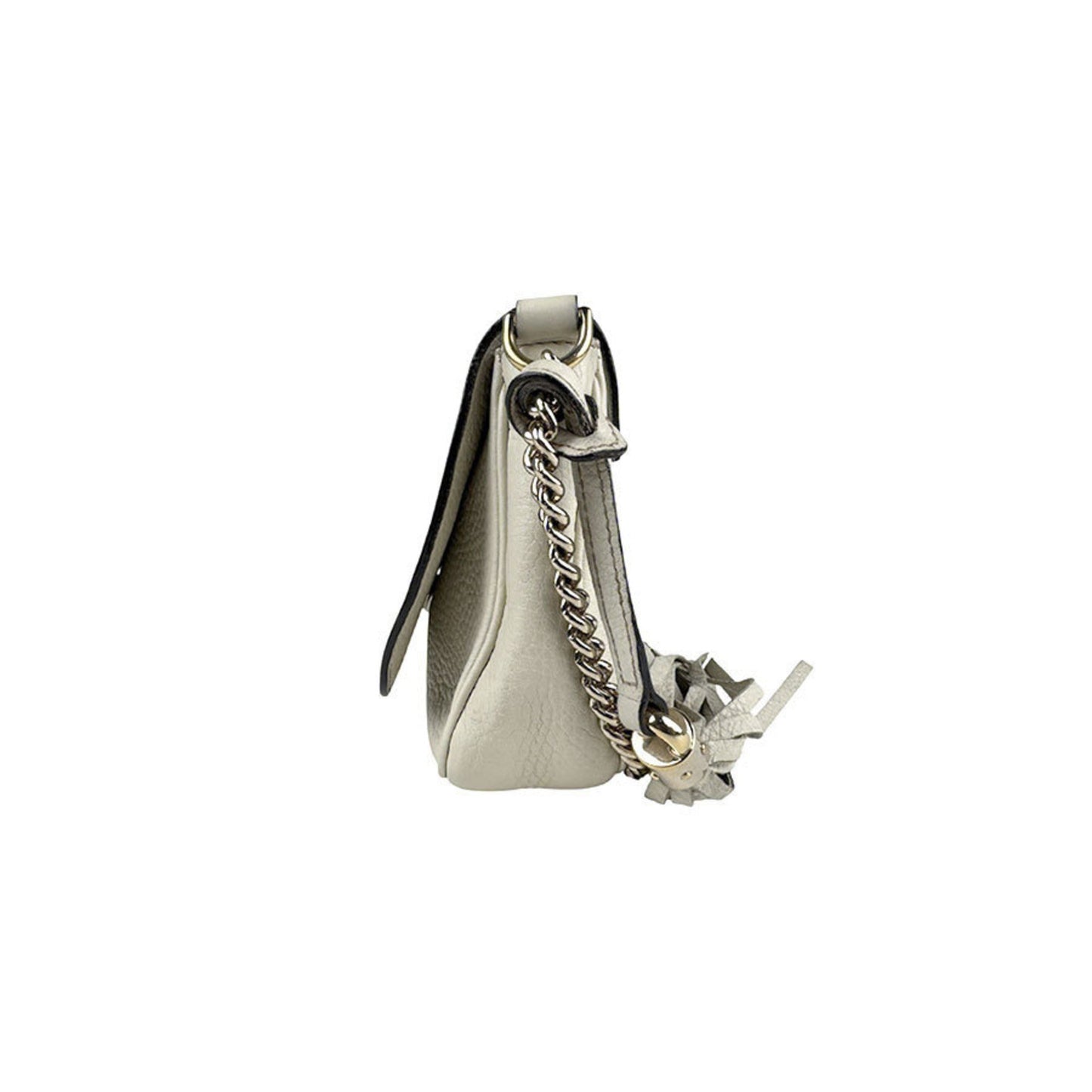 Gucci White Leather Soho