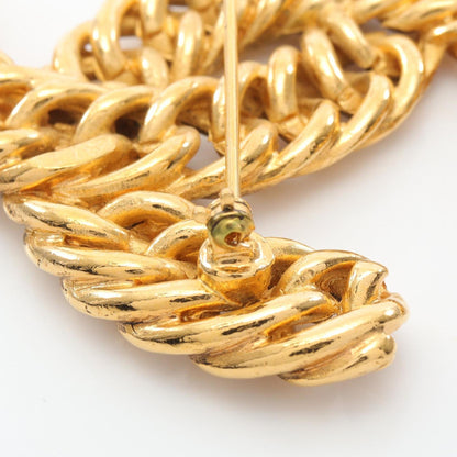 Chanel Gold Gold Plated Coco Mark