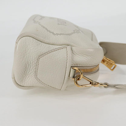 Prada White Leather Camera