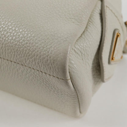 Prada White Leather Camera