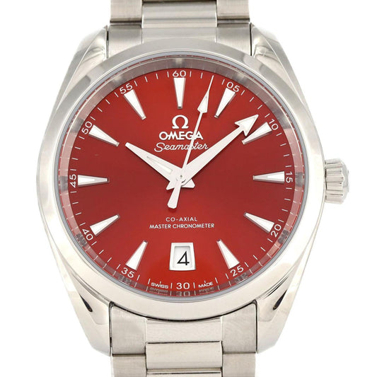 Omega Red Steel Seamaster Aquaterra
