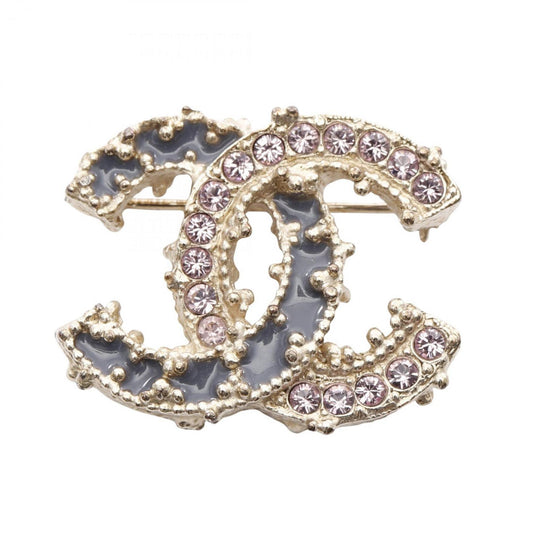 Chanel Gold Gold Plated Coco Mark