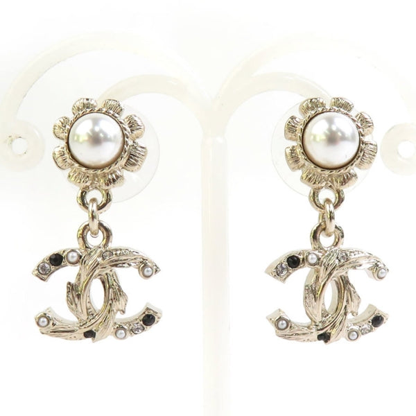 Chanel Silver Metal Coco Mark