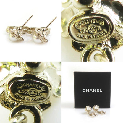 Chanel Gold Gold Plated Coco Mark