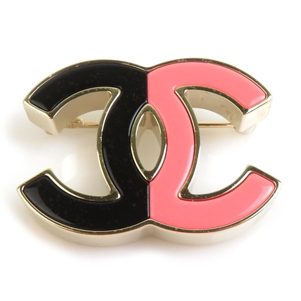 Chanel Gold Gold Plated Coco Mark