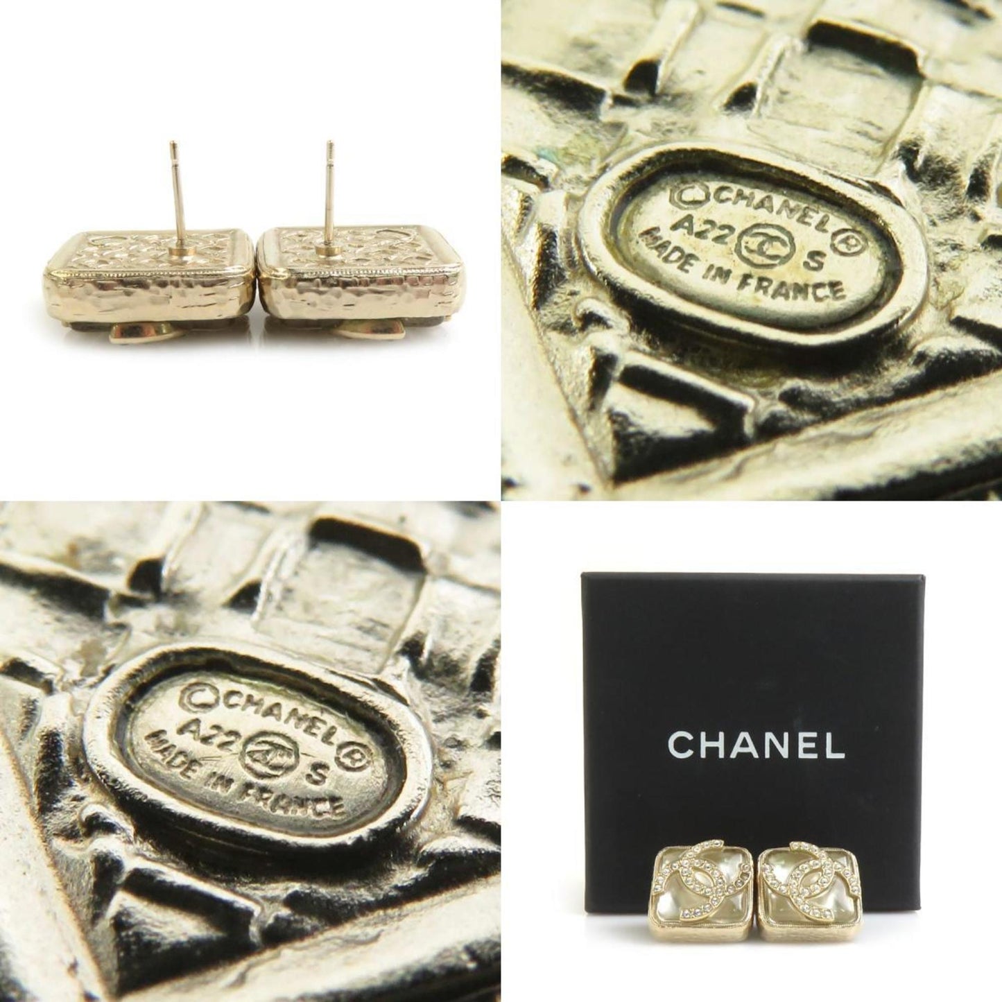 Chanel Gold Metal Coco Mark