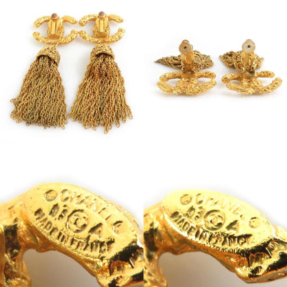 Chanel Gold Gold Plated Coco Mark