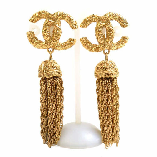 Chanel Gold Gold Plated Coco Mark