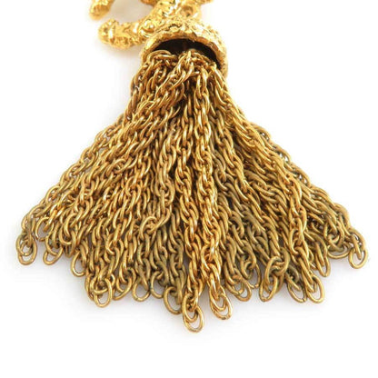 Chanel Gold Gold Plated Coco Mark
