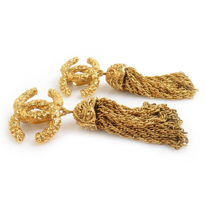 Chanel Gold Gold Plated Coco Mark