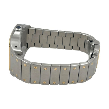 Cartier Silver Gold And Steel Santos 100