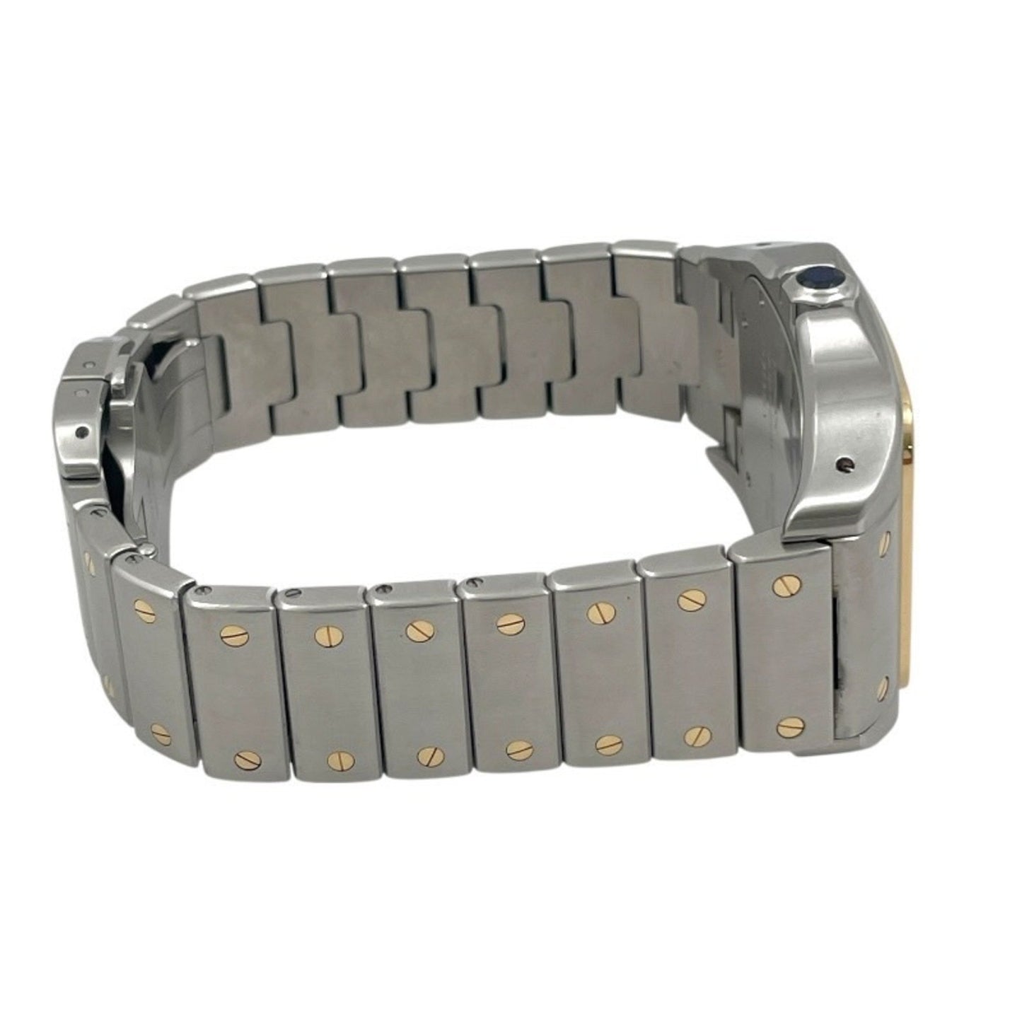 Cartier Silver Gold And Steel Santos 100