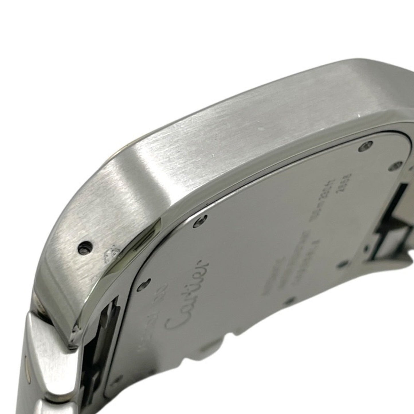 Cartier Silver Gold And Steel Santos 100