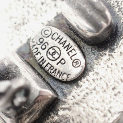 Chanel Silver Metal Coco Mark