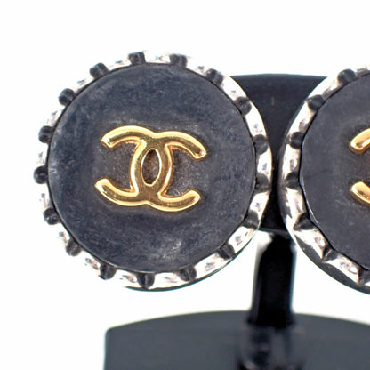 Chanel Silver Metal Coco Mark