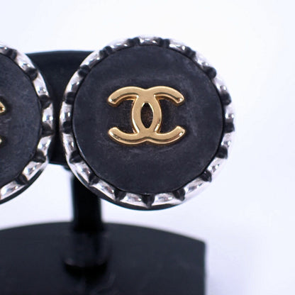 Chanel Silver Metal Coco Mark