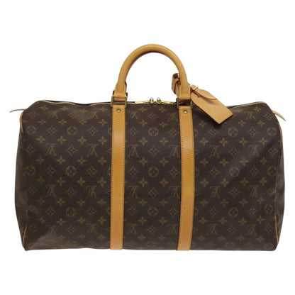 Louis Vuitton Brown Canvas Keepall 50