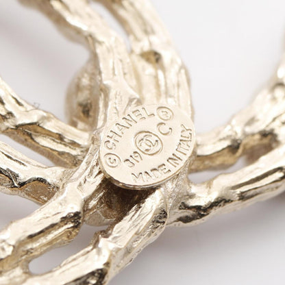 Chanel Gold Gold Plated Coco Mark