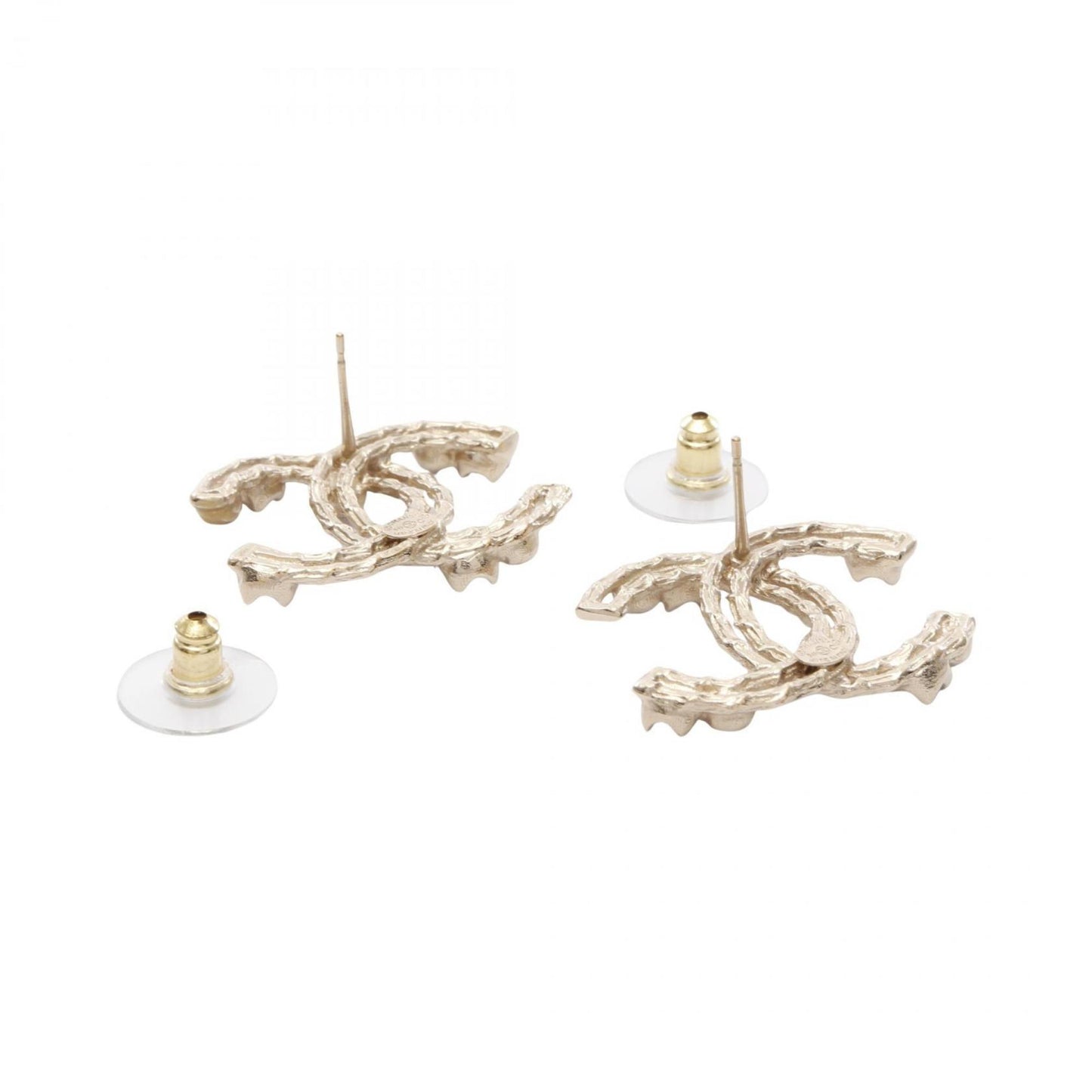 Chanel Gold Gold Plated Coco Mark