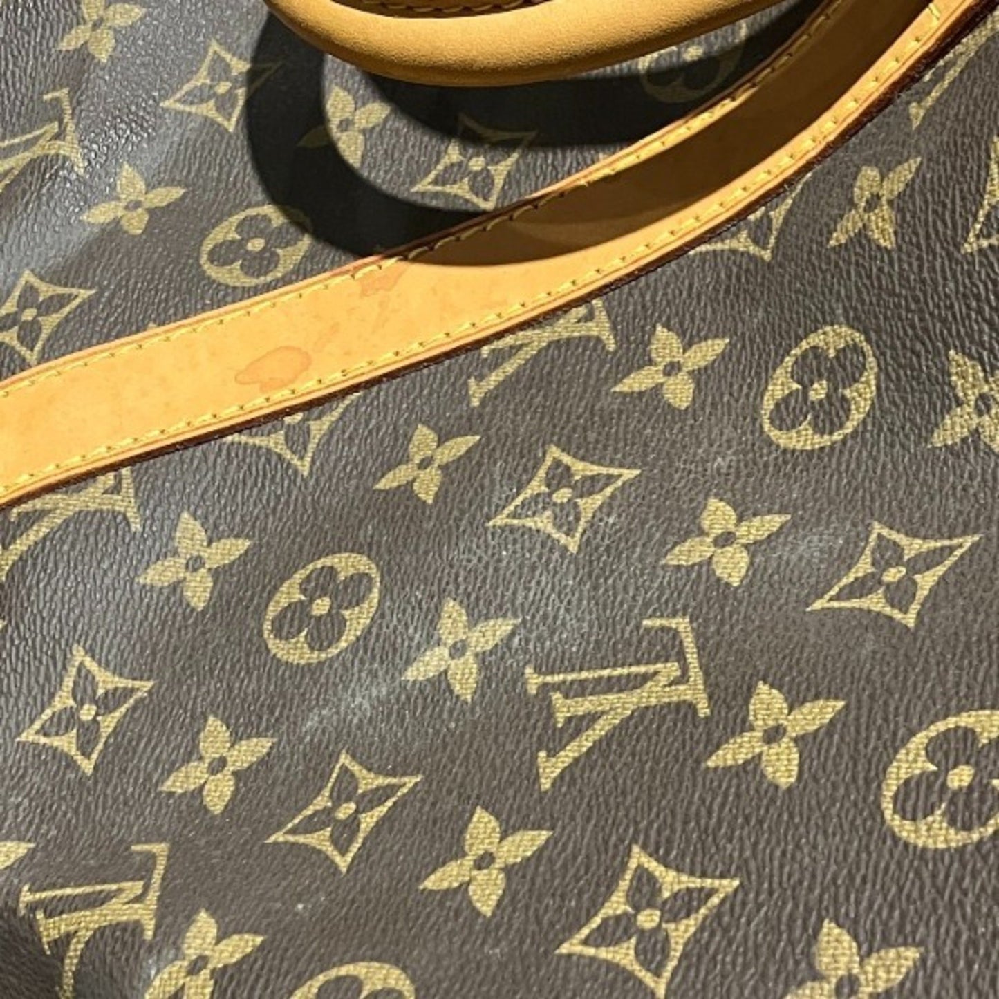 Louis Vuitton Brown Canvas Keepall 55