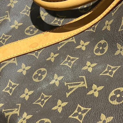 Louis Vuitton Brown Canvas Keepall 55