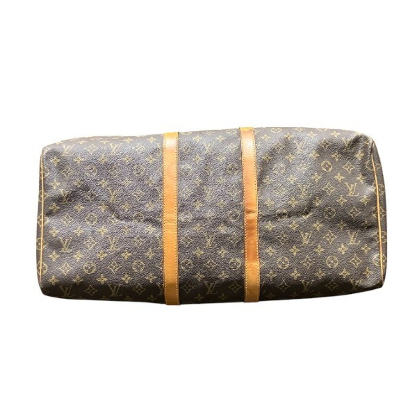 Louis Vuitton Brown Canvas Keepall 55