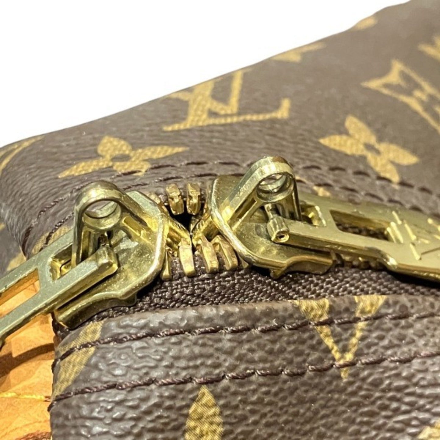 Louis Vuitton Brown Canvas Keepall 55