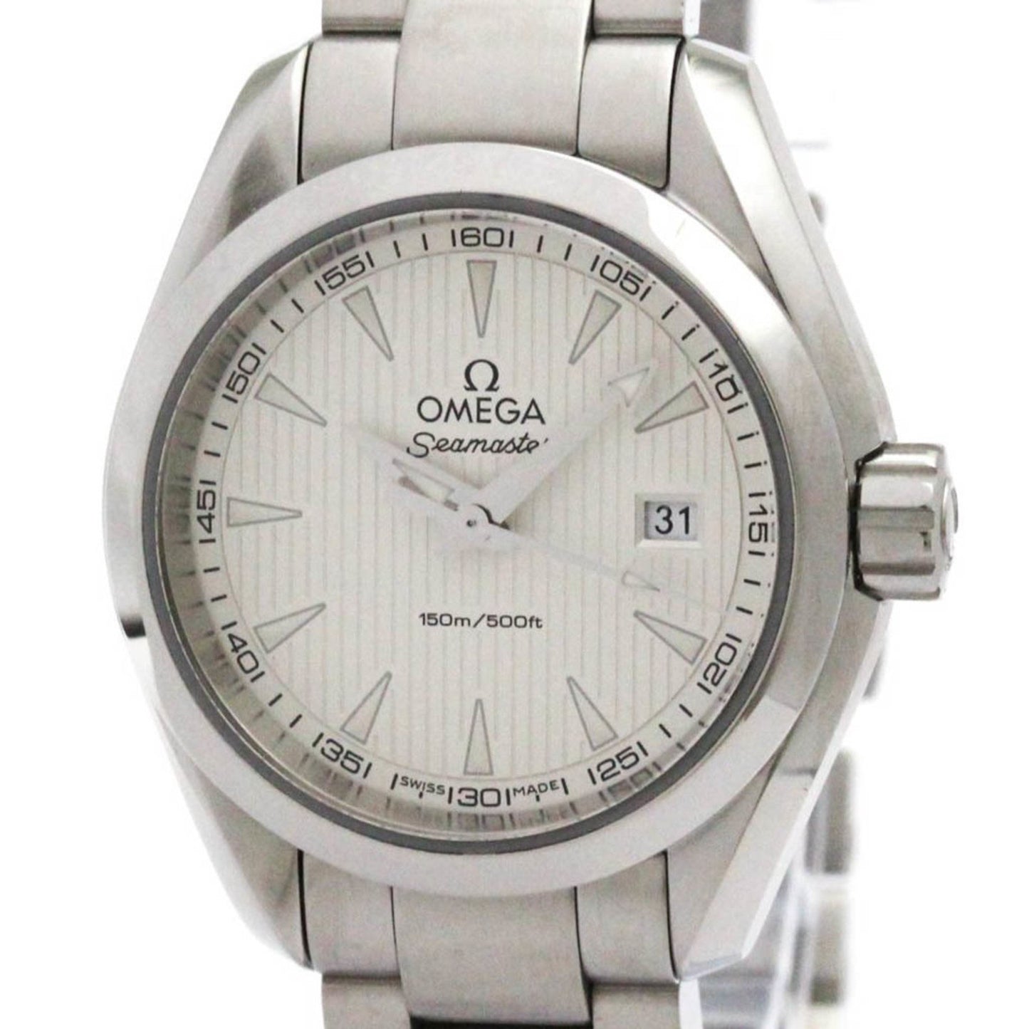 Omega Silver Steel Seamaster Aquaterra