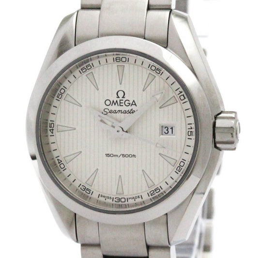 Omega Silver Steel Seamaster Aquaterra