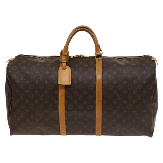 Louis Vuitton Brown Canvas Keepall 60