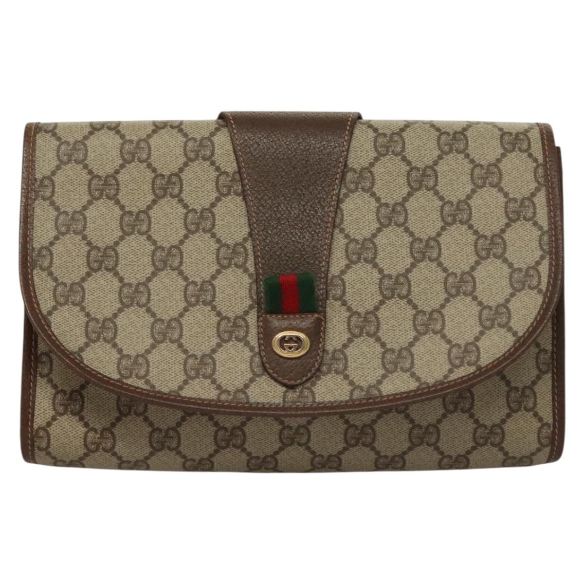 Gucci Brown Canvas Ophidia