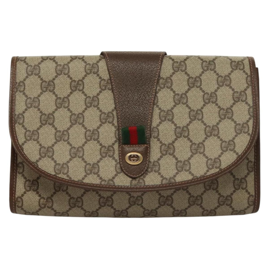 Gucci Brown Canvas Ophidia