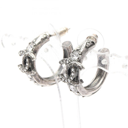 Chanel Silver Steel Logo Cc