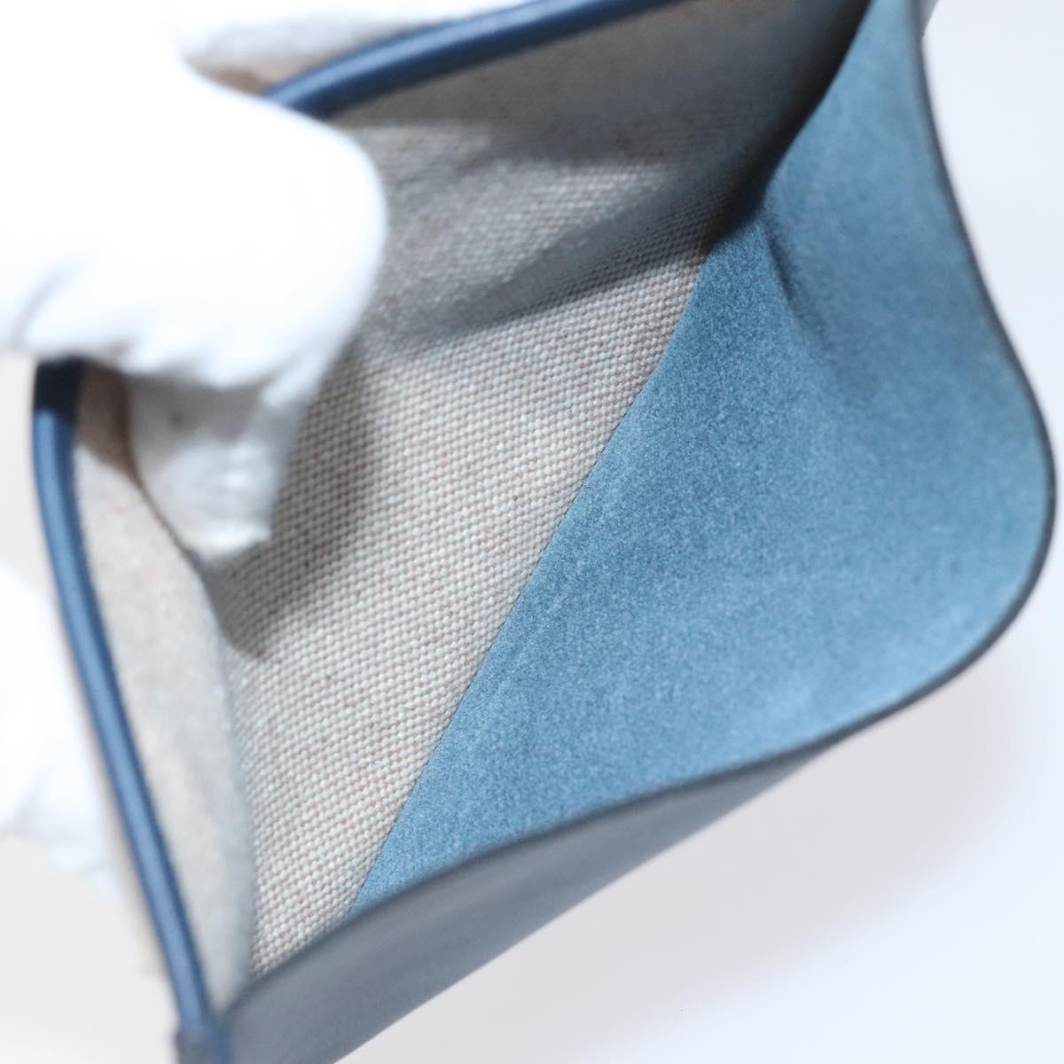 Hermès Blue Leather Ash
