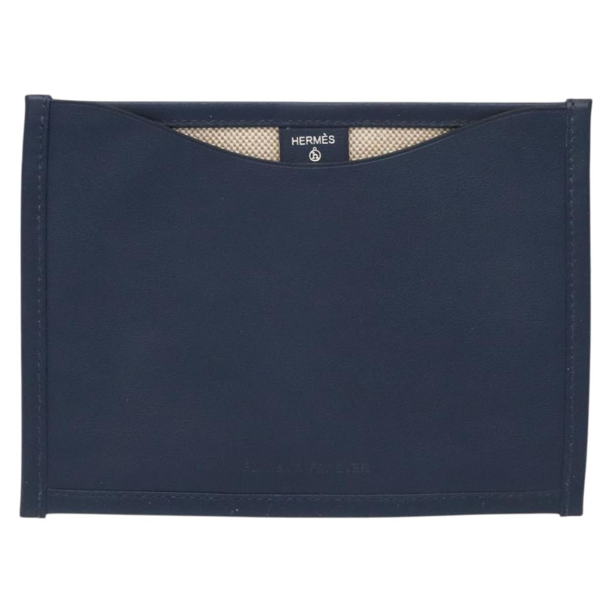Hermès Blue Leather Ash