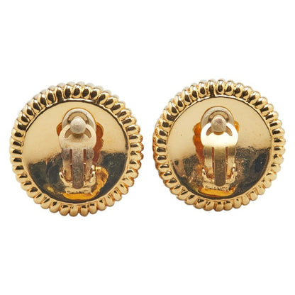 Chanel Gold Gold Plated Earring