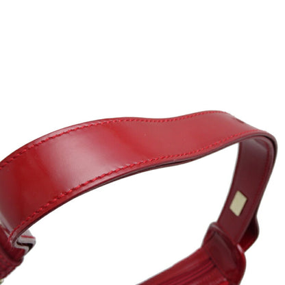 Gucci Red Leather Gg Canvas