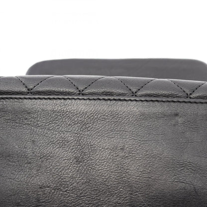 Chanel Black Leather Coco Mark