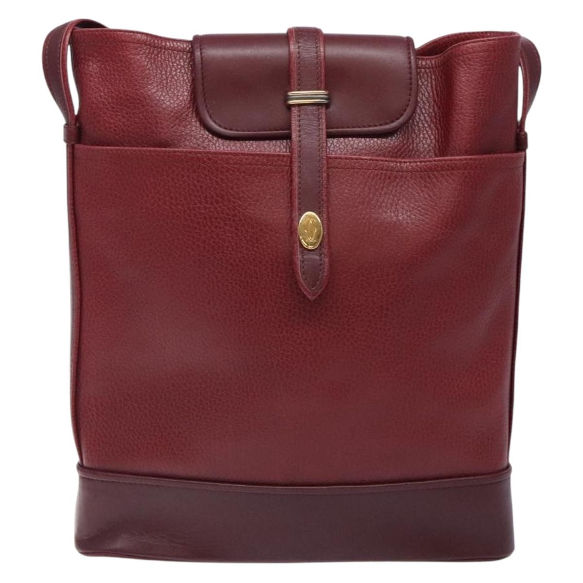 Cartier Red Leather Must De Cartier