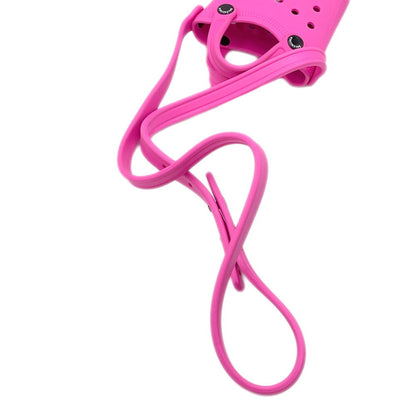 Balenciaga Pink Rubber Clutch
