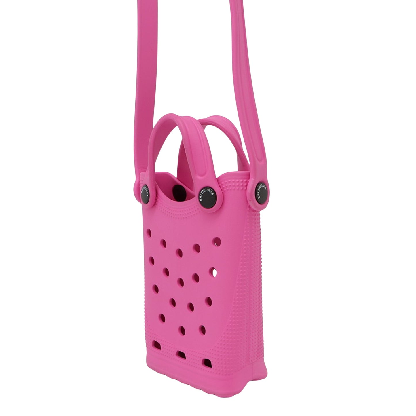 Balenciaga Pink Rubber Clutch
