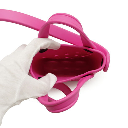 Balenciaga Pink Rubber Clutch