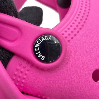 Balenciaga Pink Rubber Clutch