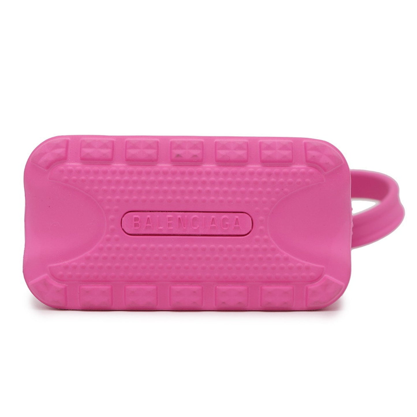 Balenciaga Pink Rubber Clutch